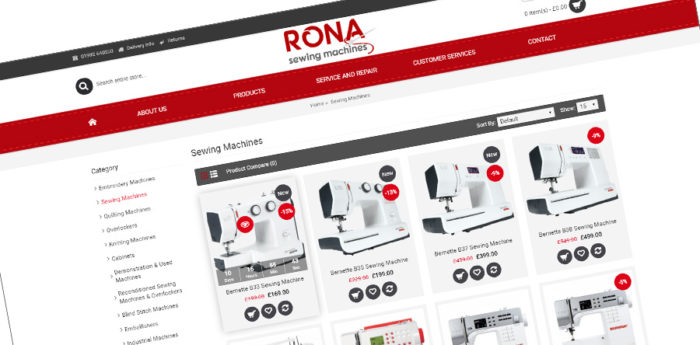 Rona Sewing Machines OpenCart