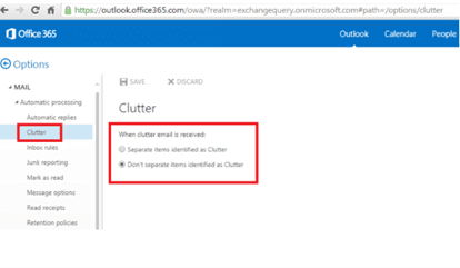 An Email inbox that can de-clutter itself