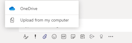 Upload from my computer will offer itself