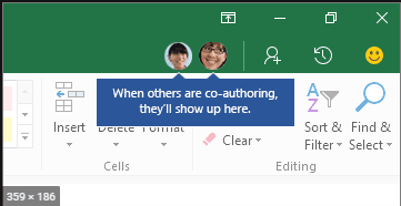 Document your colleague is co-authoring