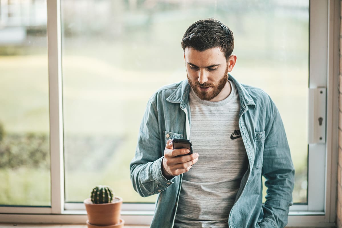 checking your phone